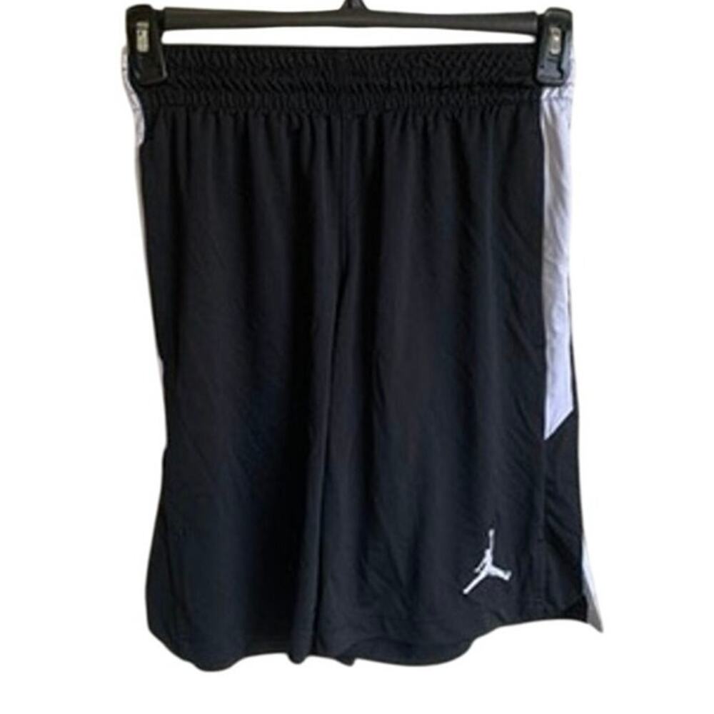 NIKE Jordan Dri-Fit Alpha Training Basketball Shorts Black/White Men's Small - Picture 2 of 5
